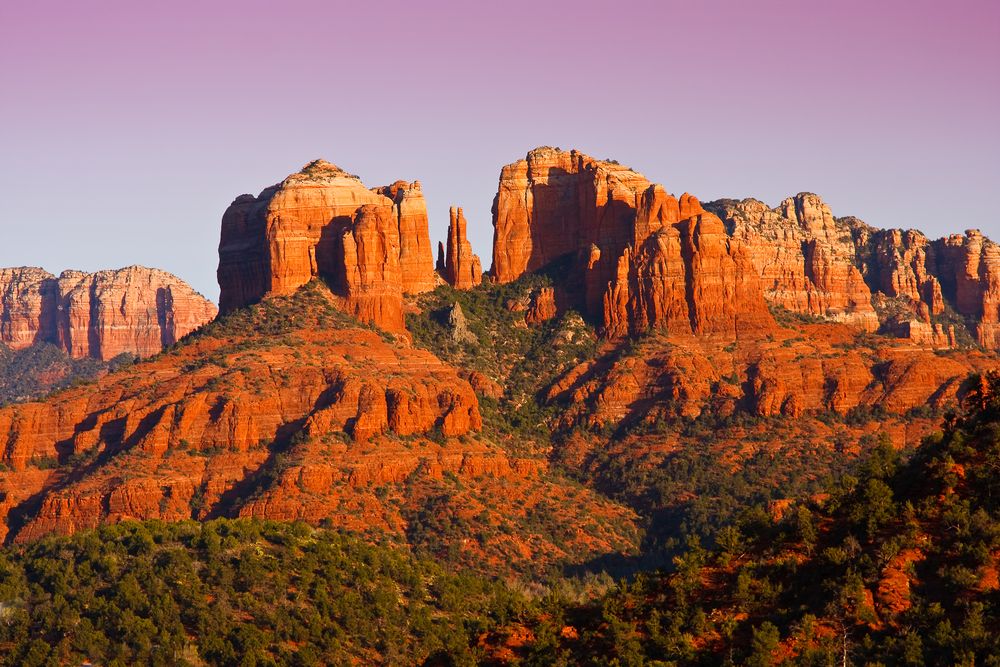 Scenic view of Red Rock State Park