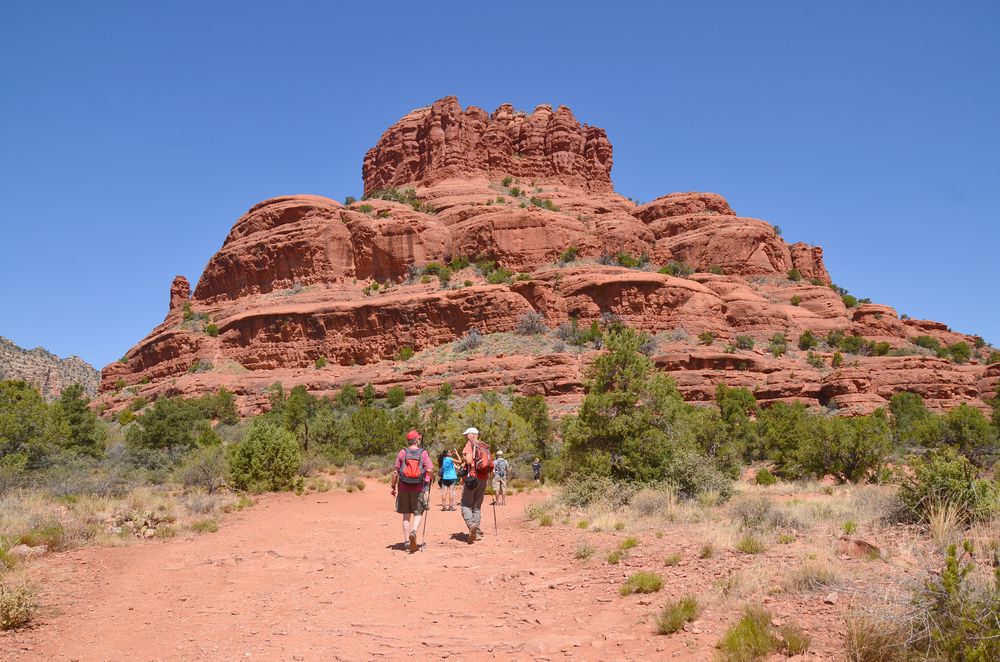 Hikers at Red Rock State Park