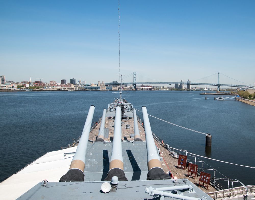Cannons of Battleship New Jersey