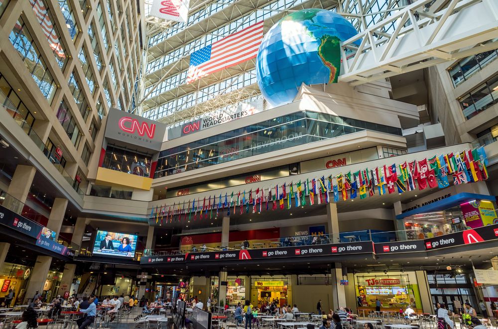 Interior of the CNN Studio