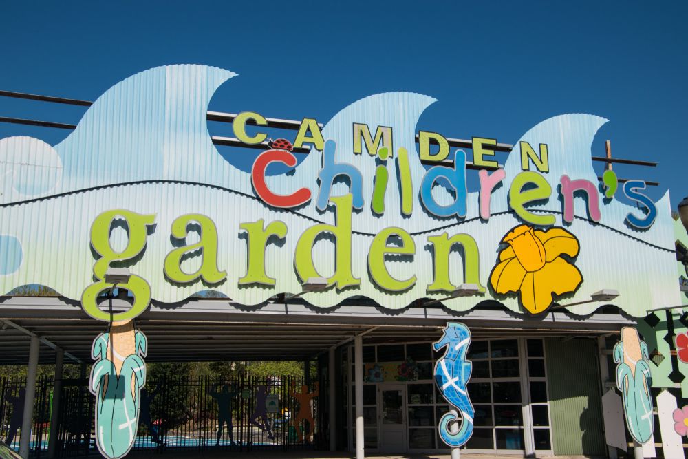 Exterior of Camden Children’s Garden