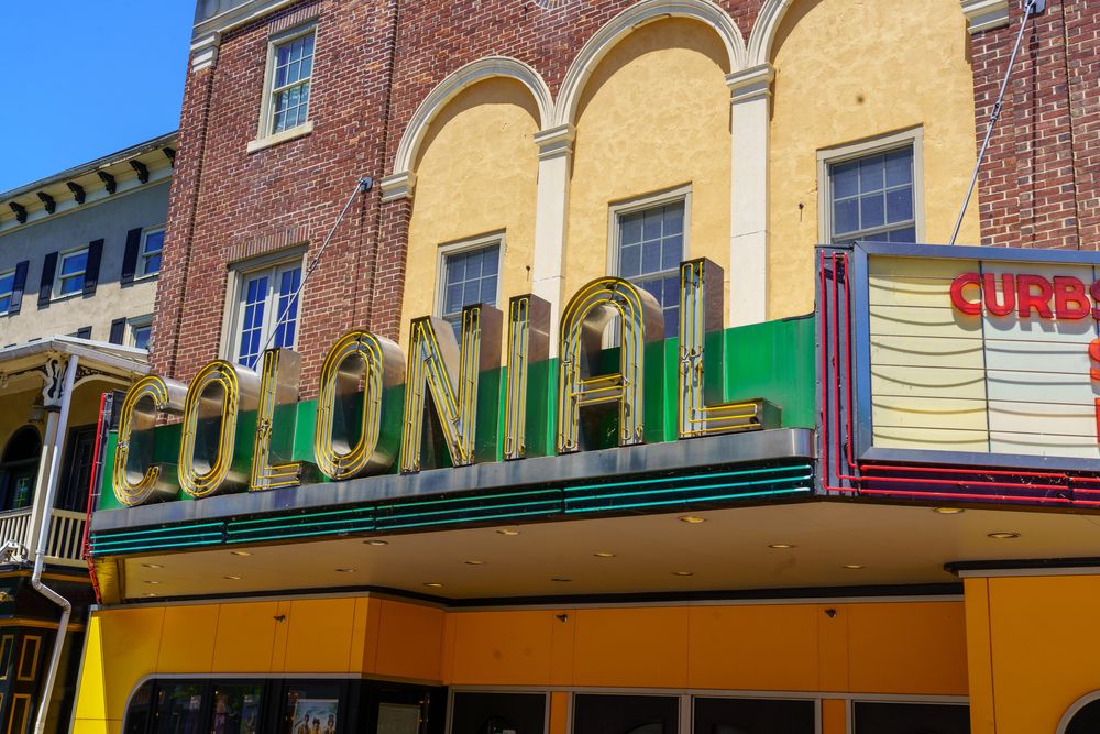 Marquee of the Colonial Theatre