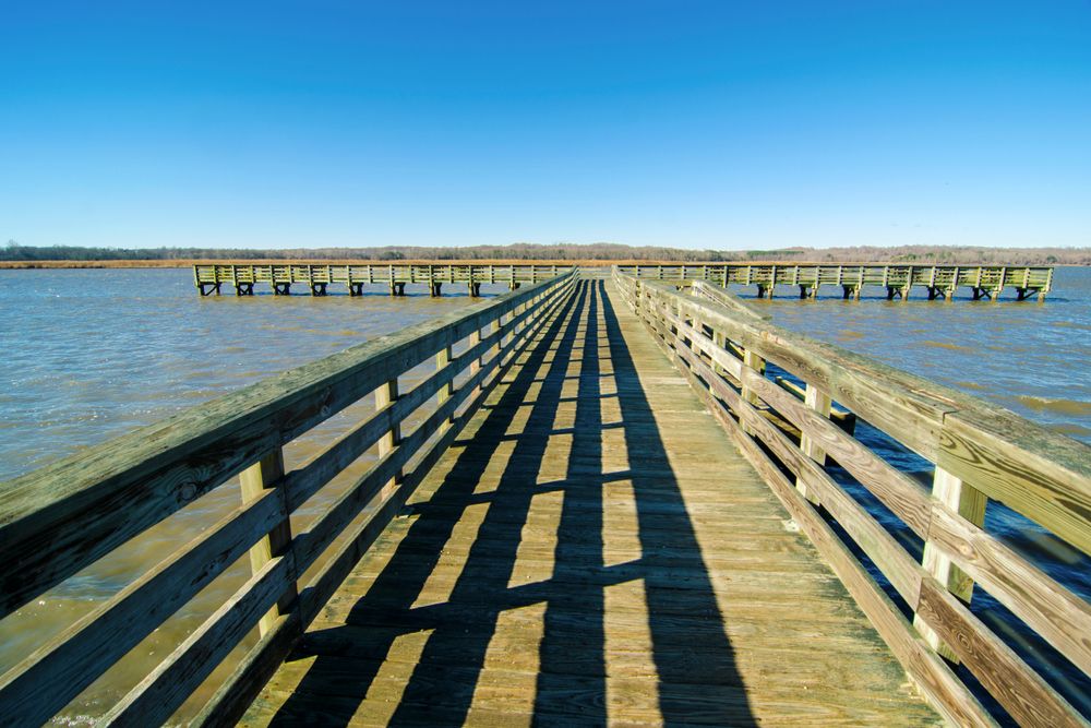 Fishing pier at Kings Landing Park