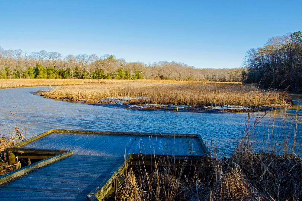 The waters of Kings Landing Park