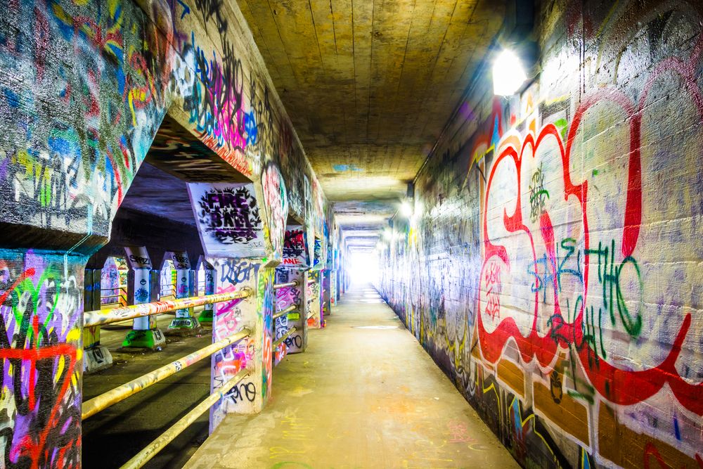 Graffiti in the Krog Street Tunnel