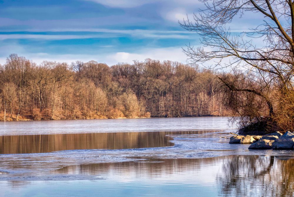 The waters of Marsh Creek State Park