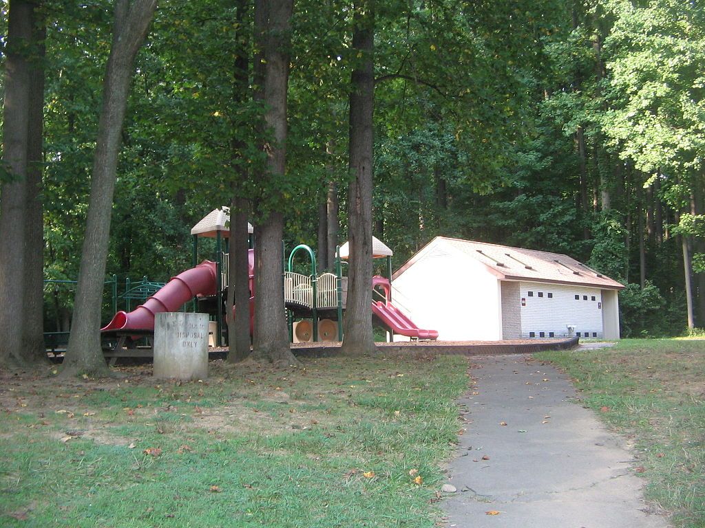 A playground at Marsh Creek State Park