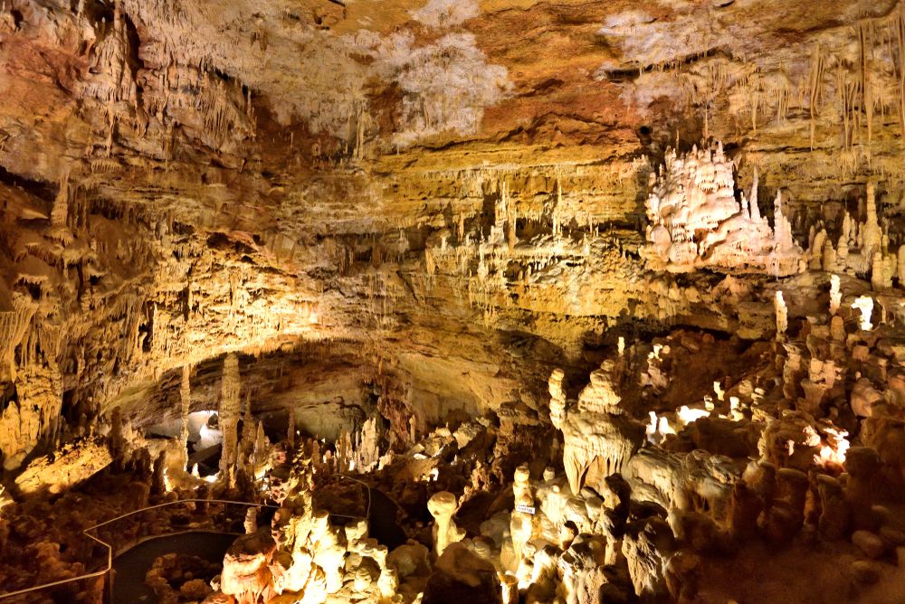 Interior of the Natural Bridge Caverns