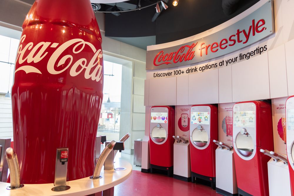 Interior of the World of Coca-Cola