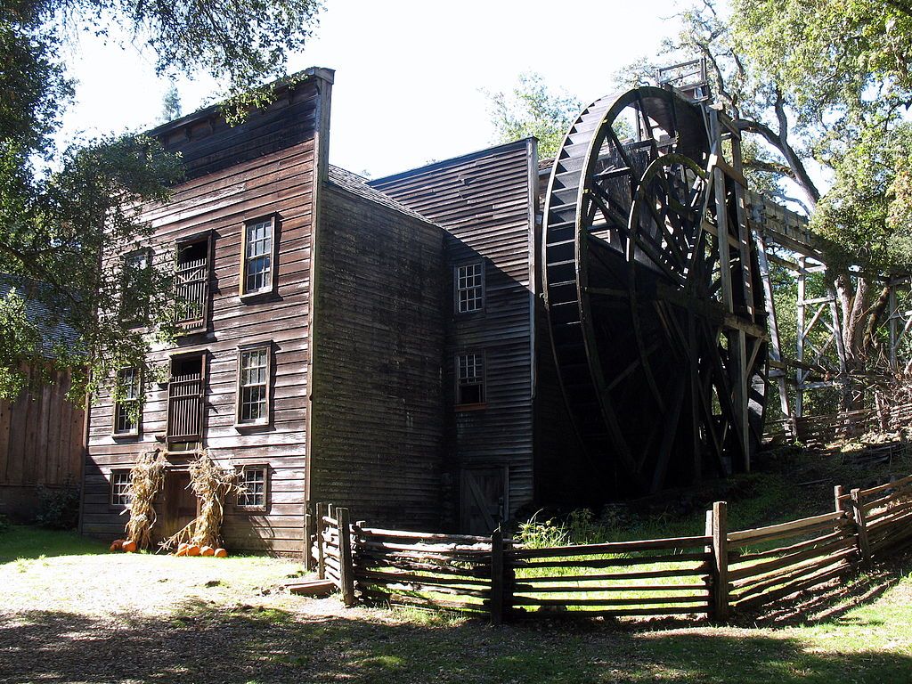 Exterior of Bale Grist Mill State Historic Park