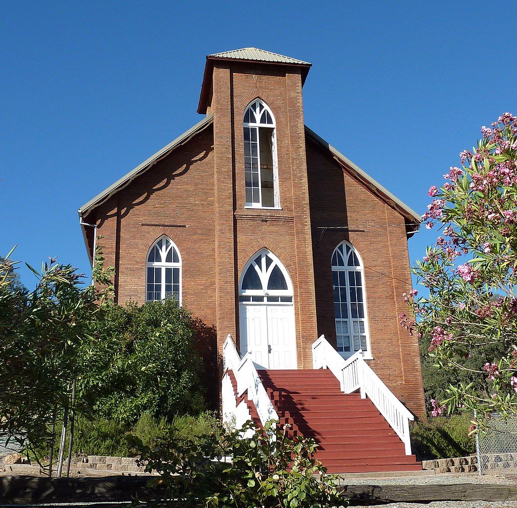 Exterior of the Copperopolis Congregational Church