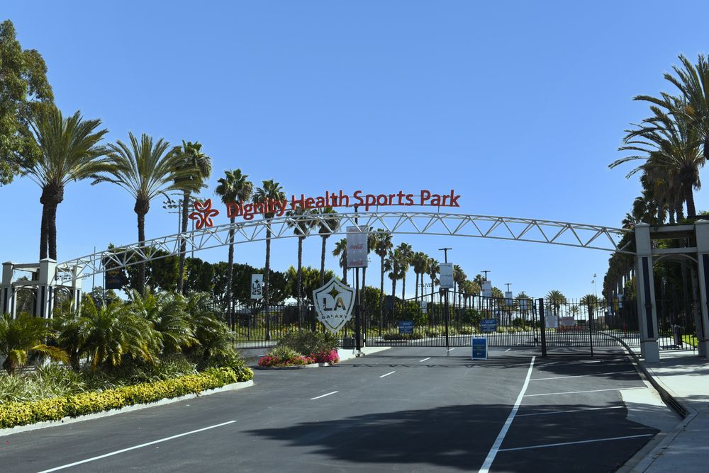 Entryway of Dignity Health Sports Park