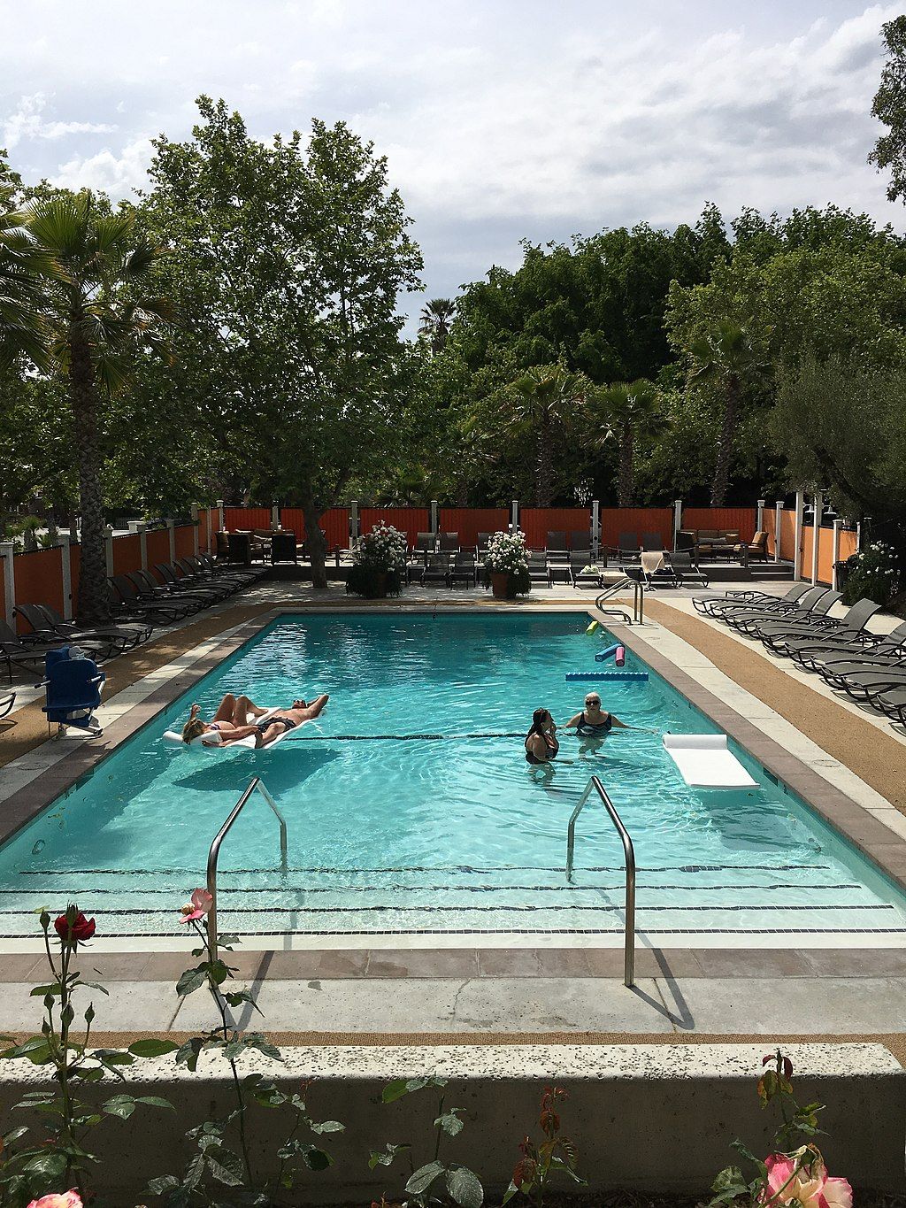 Swimming pool at Indian Springs Calistoga