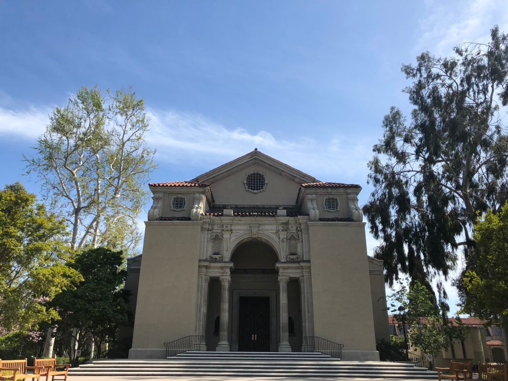 Exterior of the Mabel Shaw Bridges Hall of Music