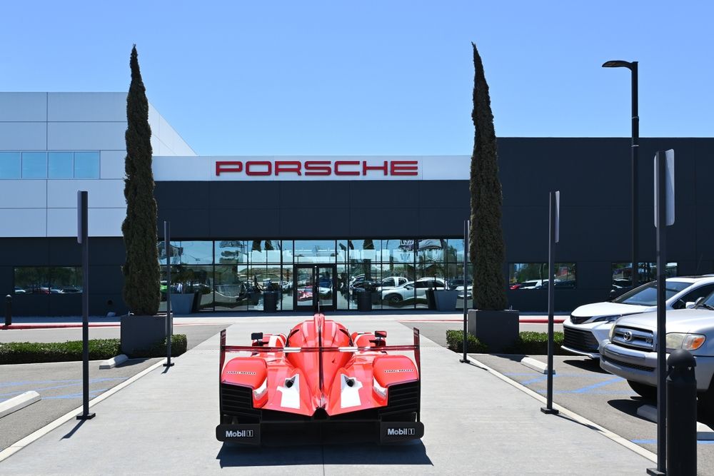 Exterior of the Porsche Experience Center