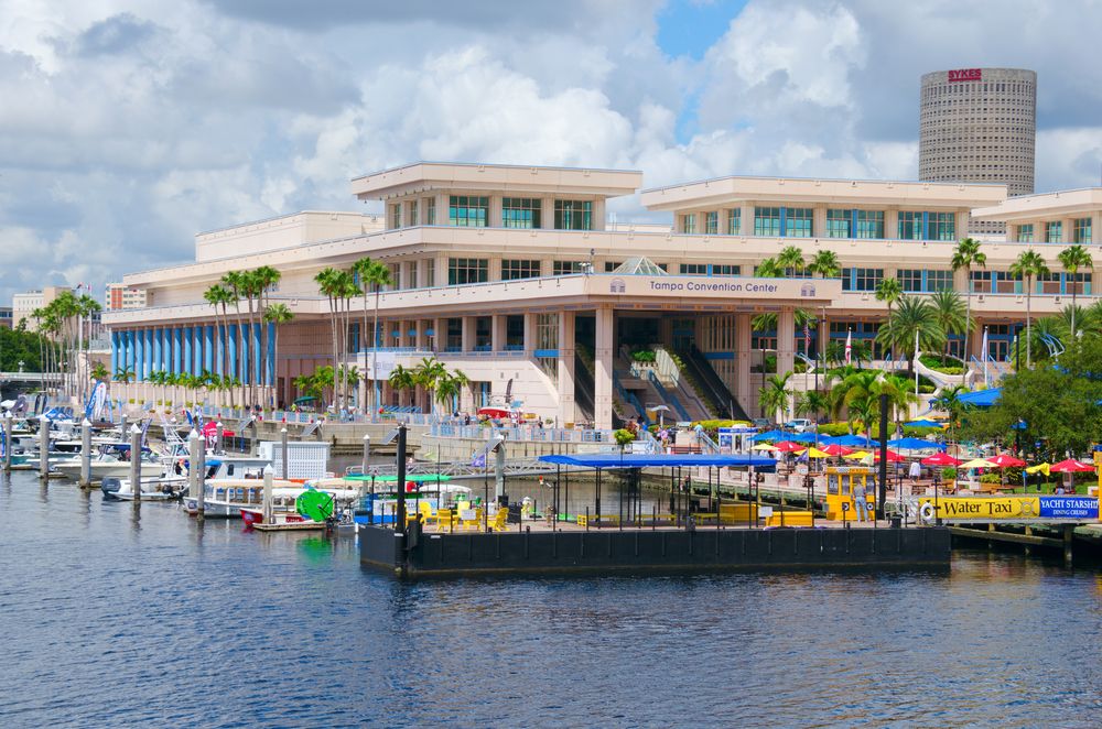 Exterior of the Tampa Convention Center
