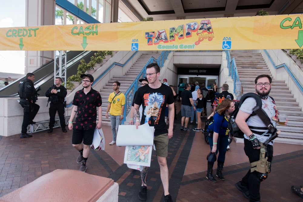 Comic con at Tampa Convention Center