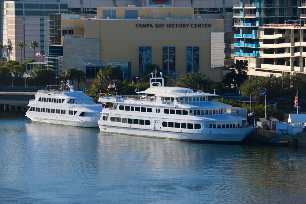 Daytime view of the Yacht StarShip Cruises and Events
