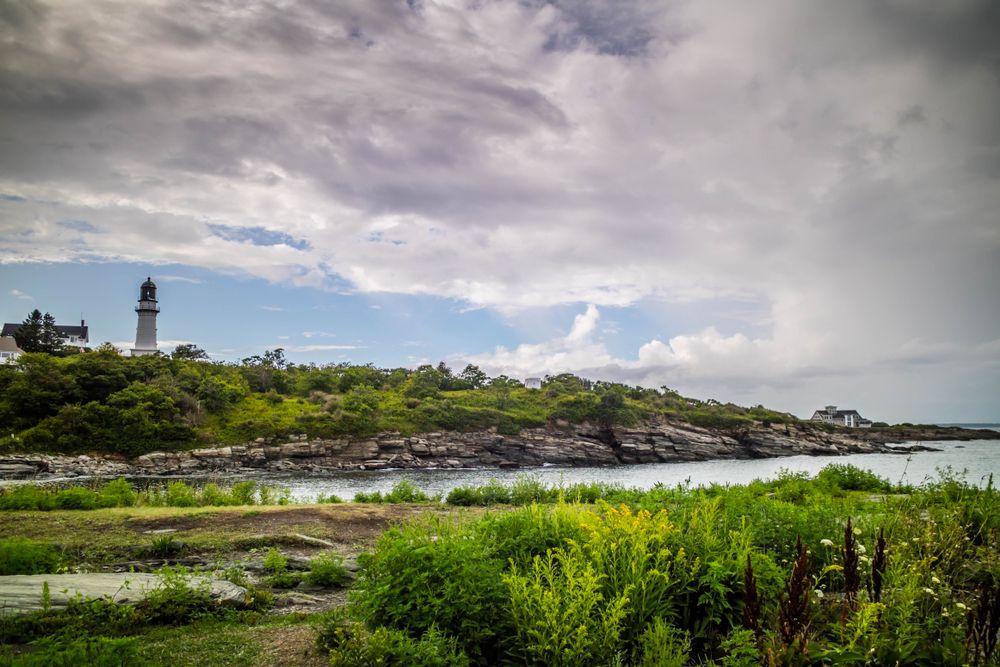 Scenic view from Two Lights State Park