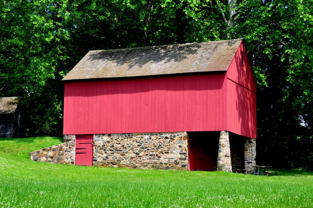 A barn at Brandywine Battlefield Park