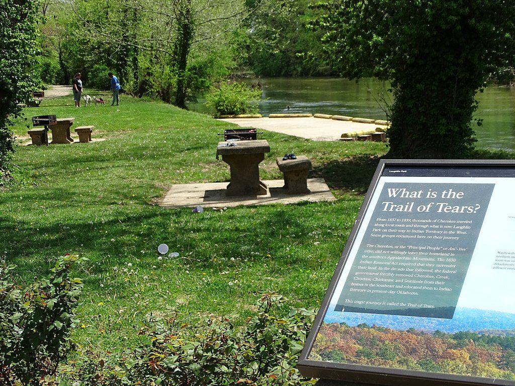 Storyboard at Trail of Tears State Park