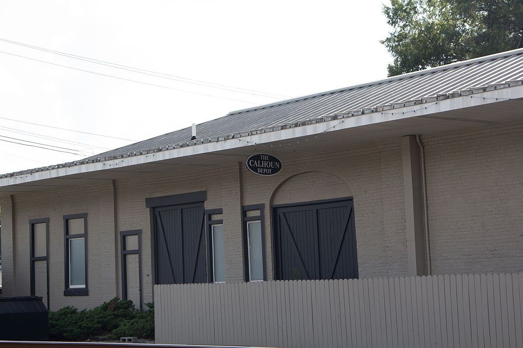 Exterior of the Calhoun Depot