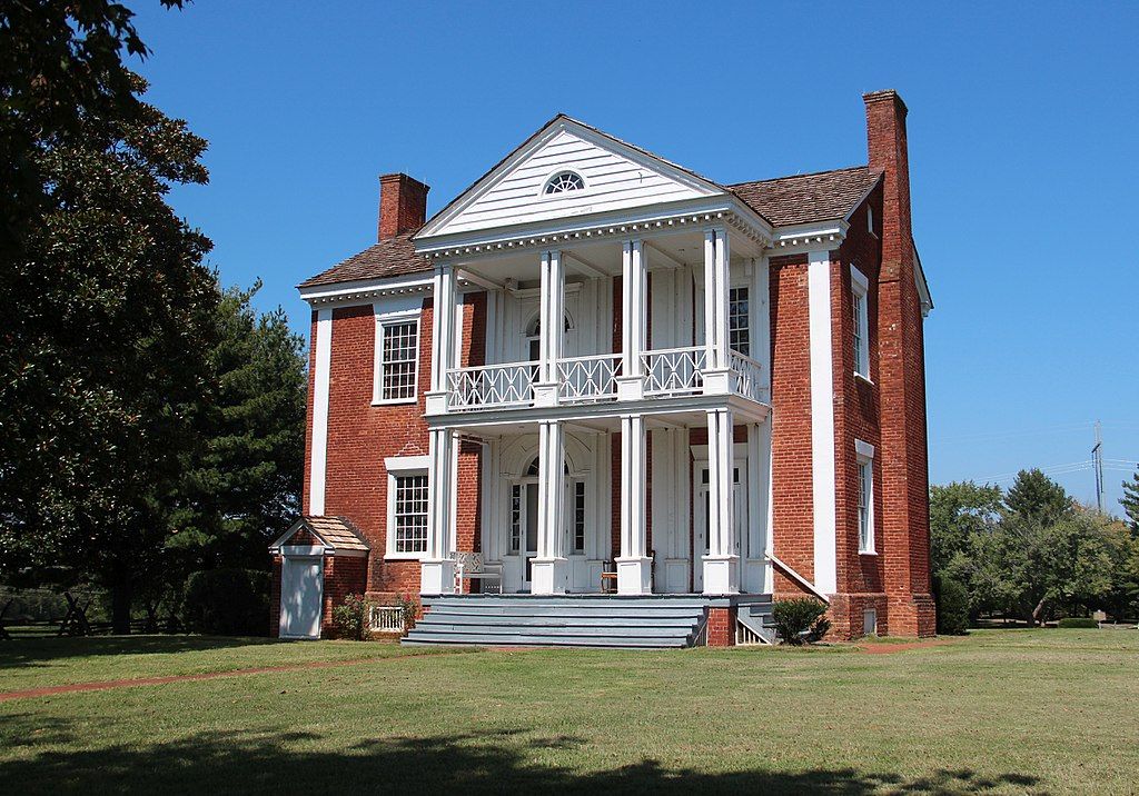 Exterior of Chief Vann Historic Site house