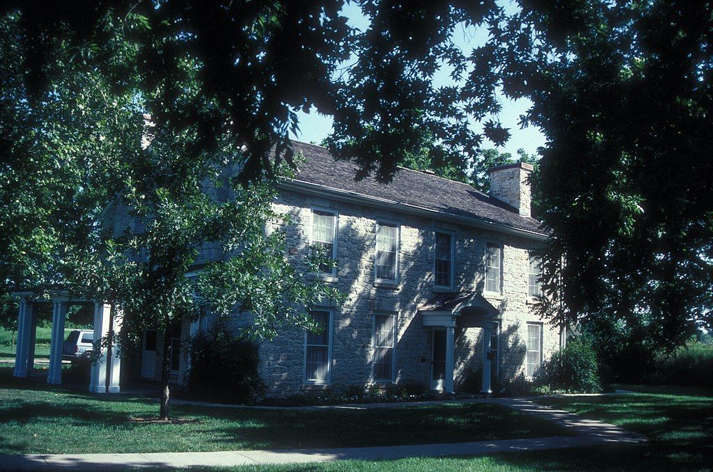 Exterior of Kaw Mission State Historic Site