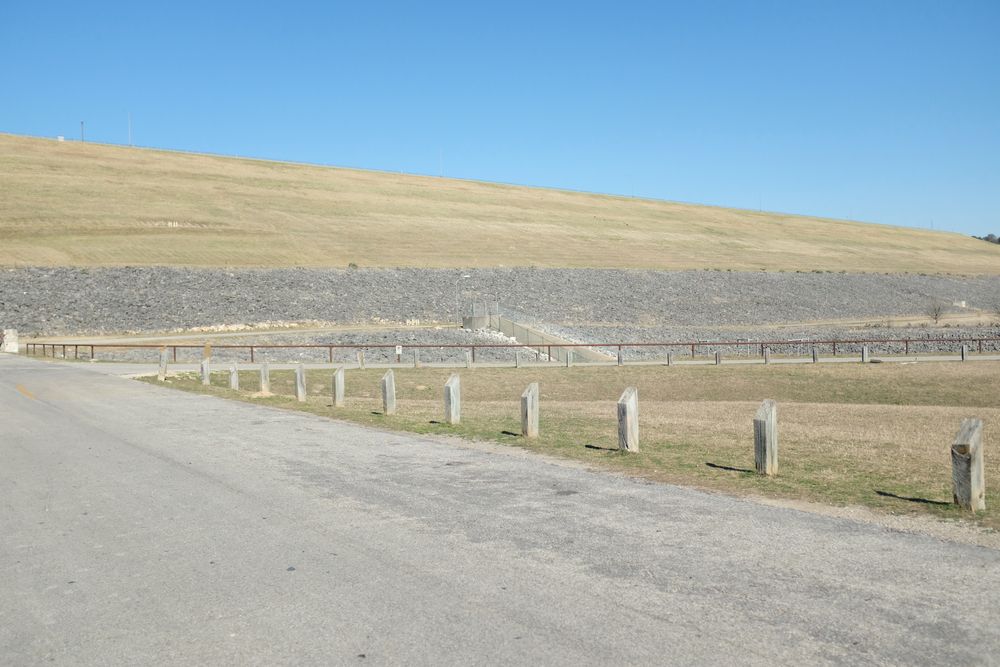 Landscape of Chalk Ridge Falls Park
