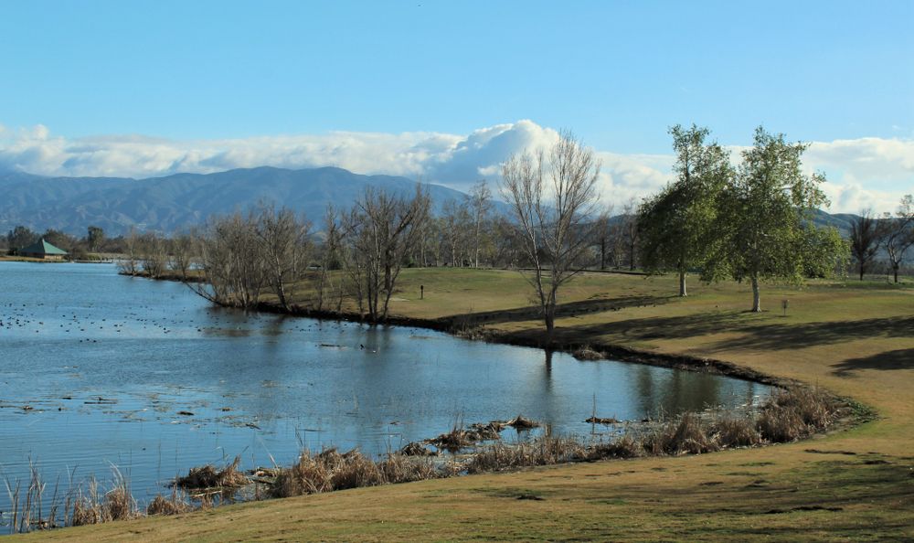 Daytime view at Prado Regional Park.