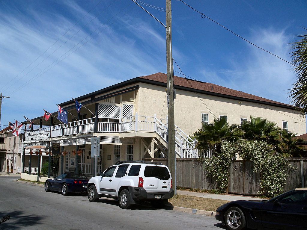 Exterior of Island Hotel and Restaurant