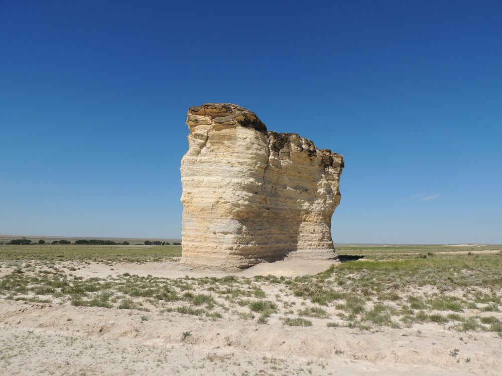 A Monument Rock at Oakley