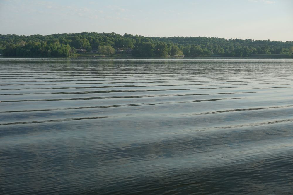 The waters of Lake Barkley Marina