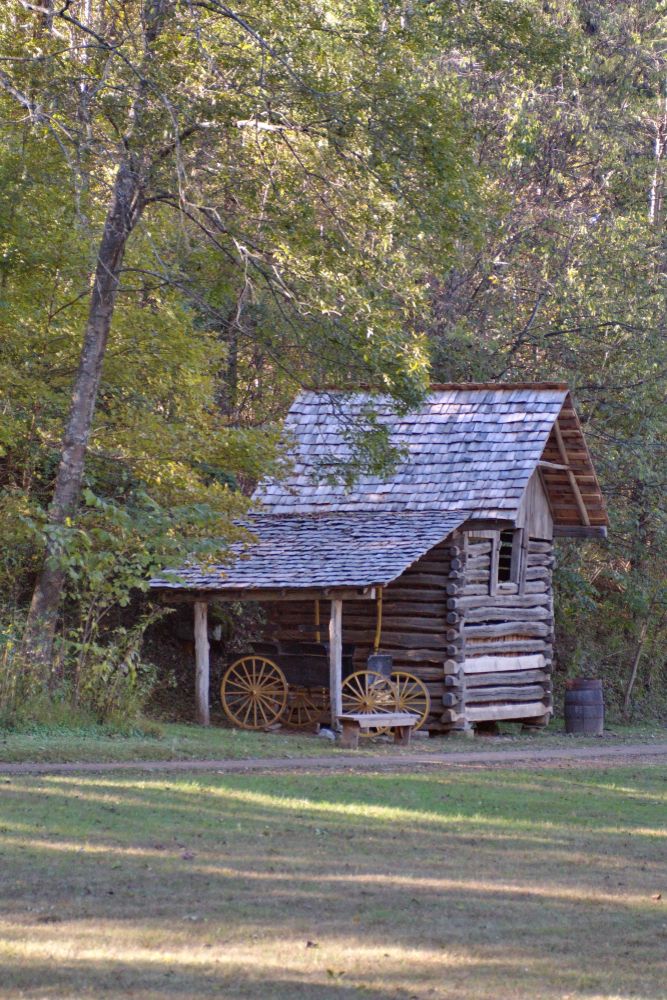 A cabin at Land between the Lakes National Recreation Area