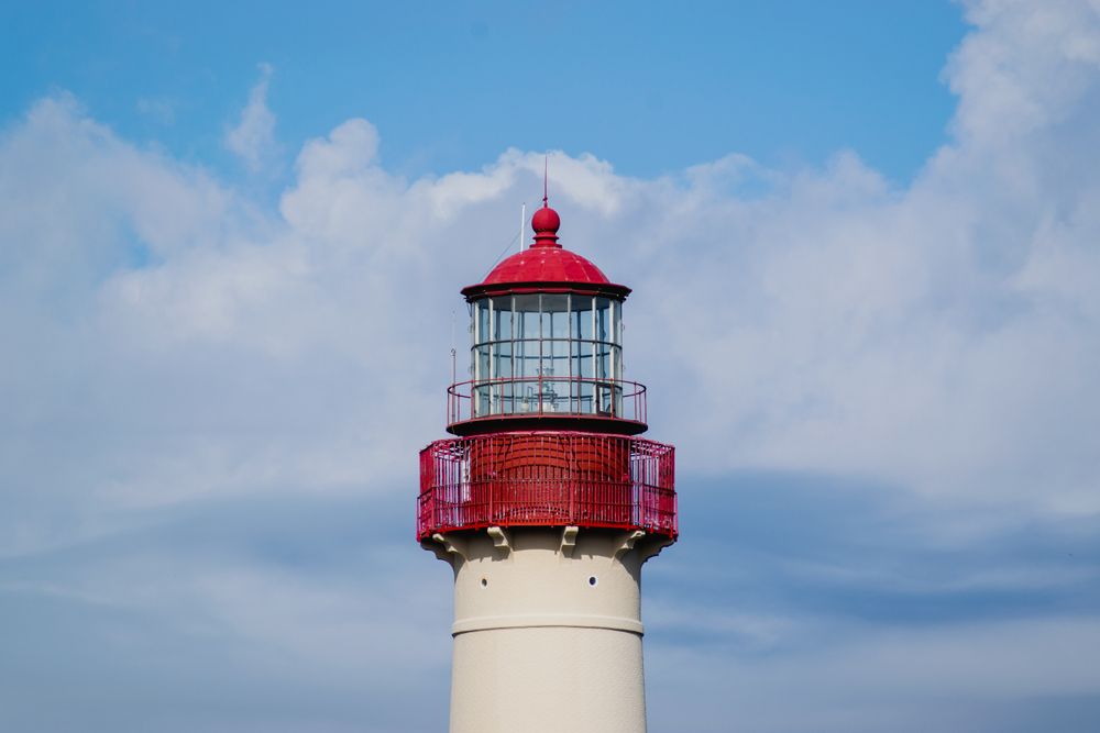 The lamp of Cape May Lighthouse