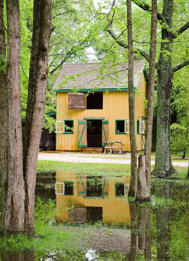 A cabin at the Historic Cold Spring Village