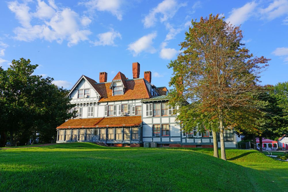Exterior of the Emlen Physick Estate