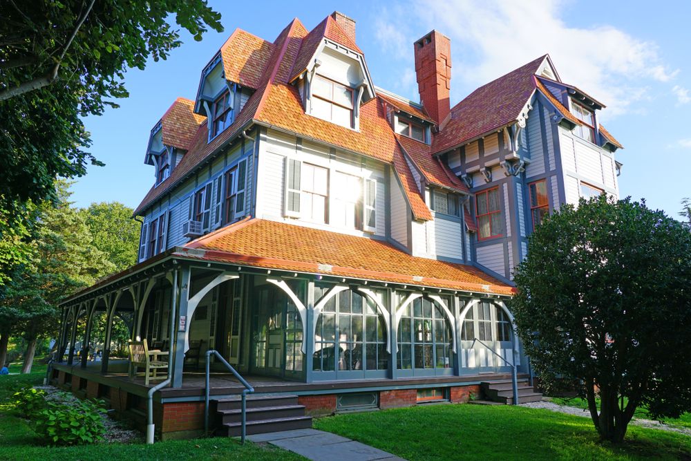 Facade of the Emlen Physick Estate