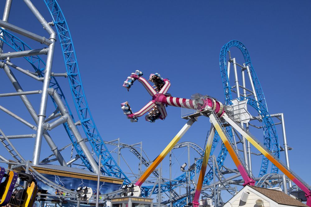 Amusement ride at Playland’s Castaway Cove
