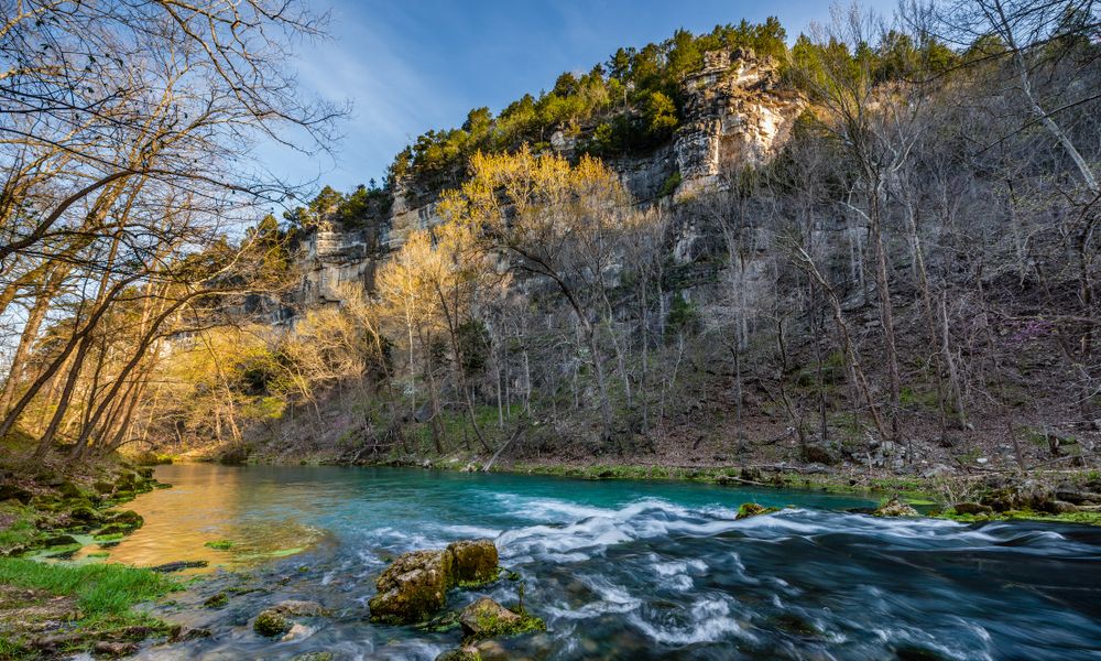 The rushing waters of Ha Ha Tonka State Park