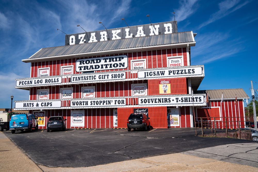 Exterior of the Ozarkland Store