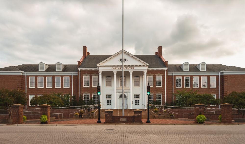 Exterior of Cary Arts Center