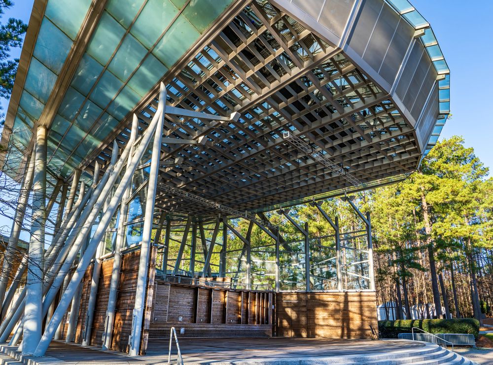 The main stage of Koka Booth Amphitheater