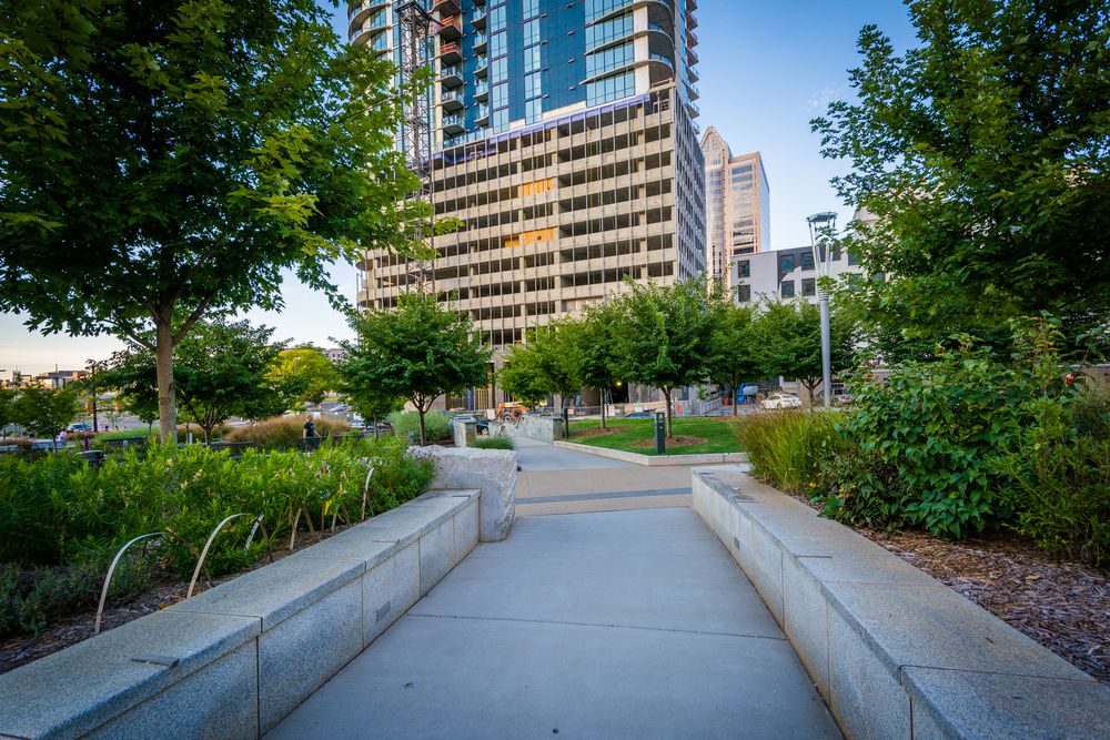 Pathway at Romare Bearden Park