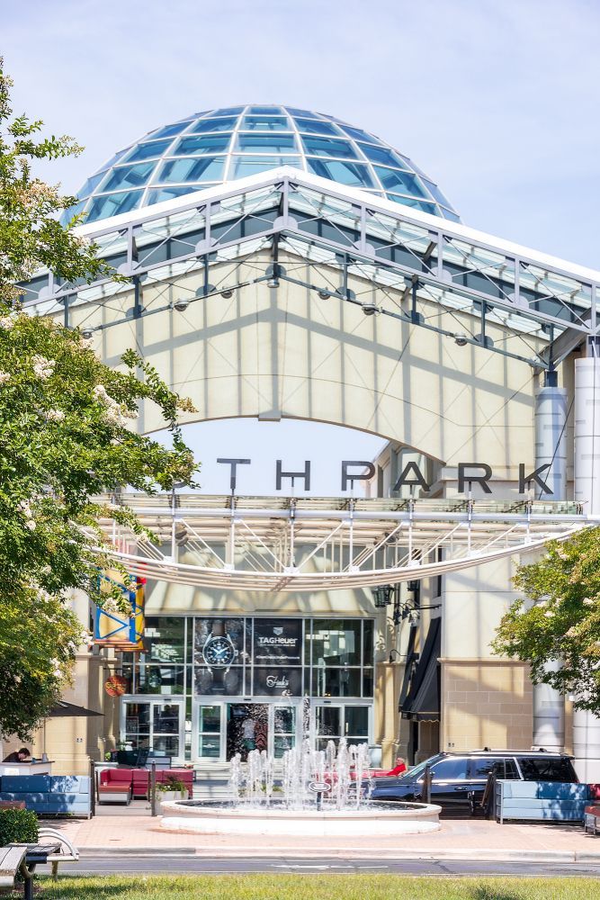 Exterior of SouthPark Mall