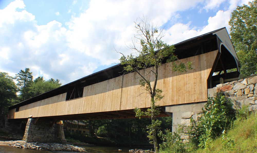 Exterior of the Blair Covered Bridge