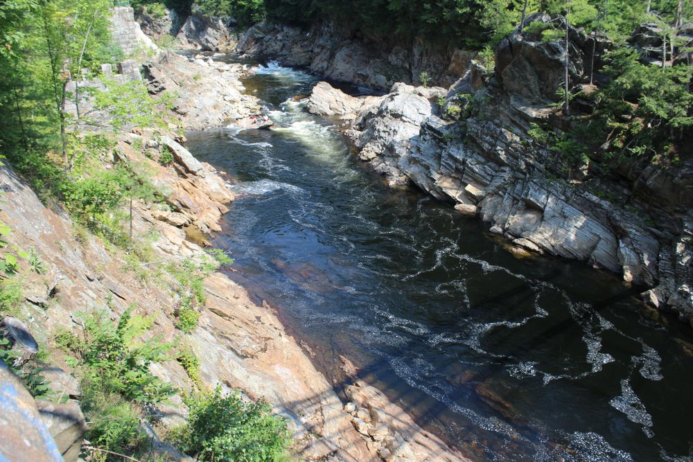 The rapids of Livermore Falls