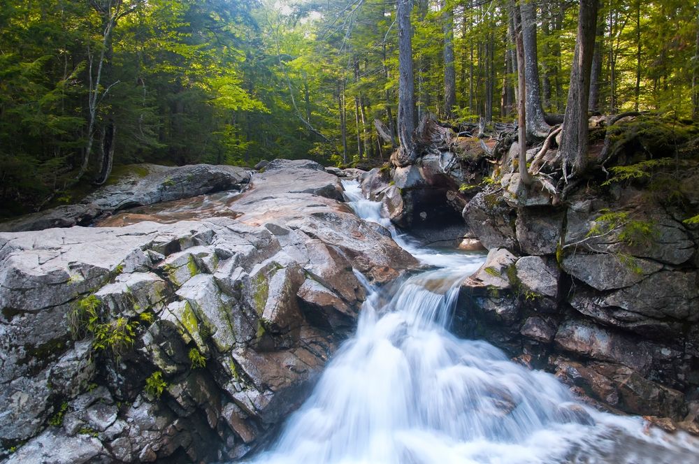 Stream of Pemigewasset River