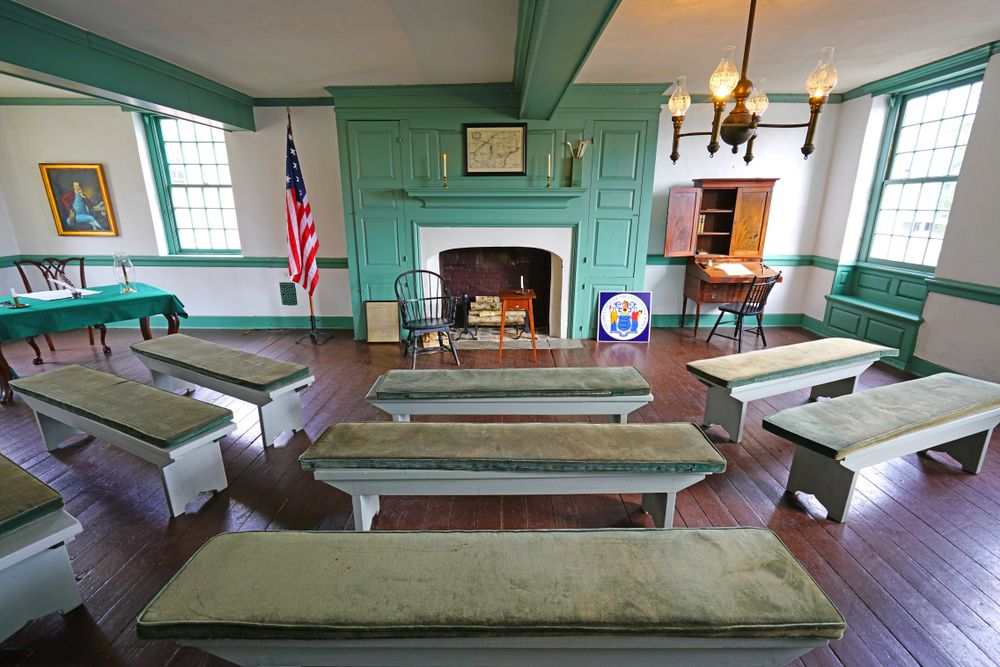 Interior of the Indian King Tavern Museum