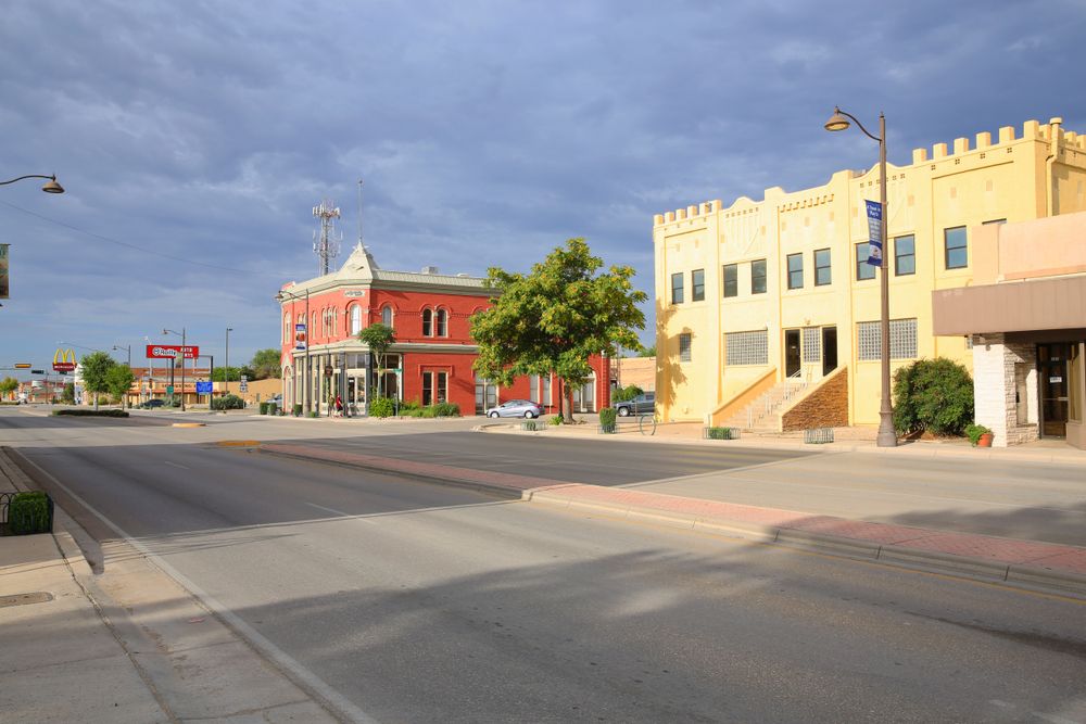 Buildings along Downtown Carlsbad